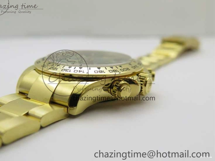 MiroTime 0302 Minimalist Daytona YG KKF 1:1 Best Edition 904L Steel Green Dial on YG Bracelet A 2451